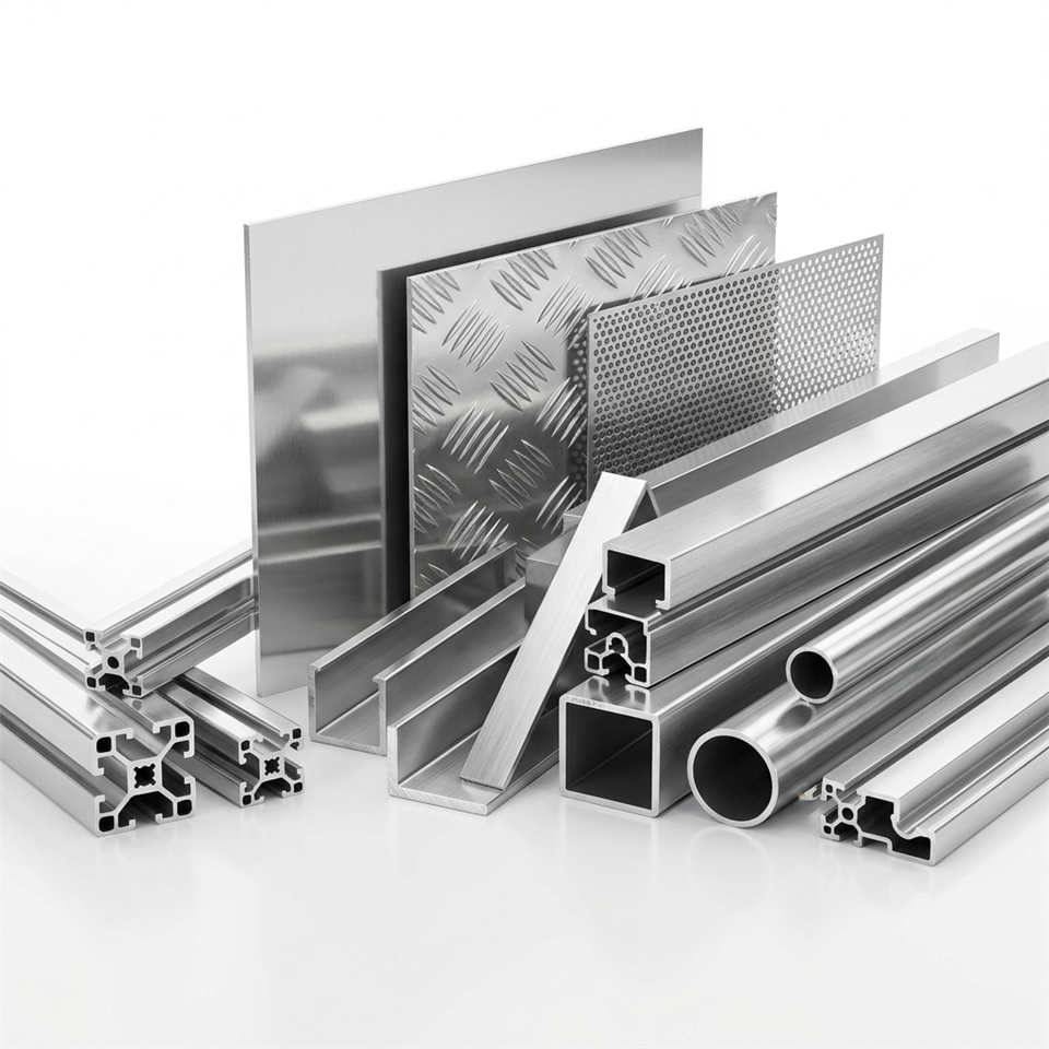 Profil kōnstrukcyjny wytłaczanio ze stopu aluminium ô wysokij wydajności